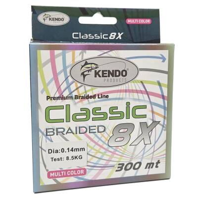 Kendo Classic 8x 300mt Multicolor İp Misina