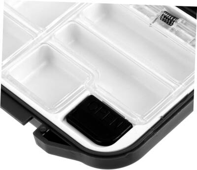 Oskar Su Geçirmez 12 Göz Fırdöndü Klips Kutusu - Siyah - 3