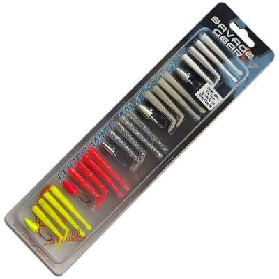 Savage Gear LRF Mini Sandeel Kit 25 Adet Silikon Yem Kiti
